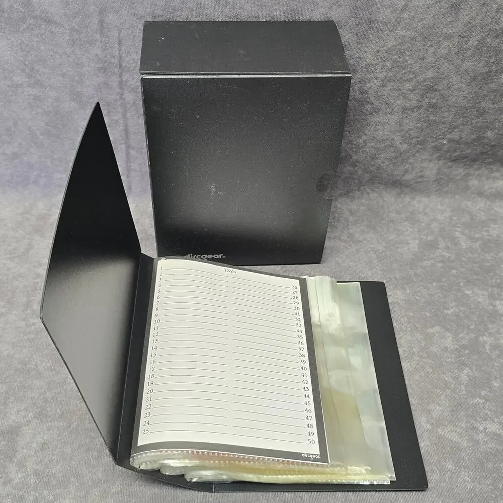 DiscGear Selector CD DVD Blu-Ray Video Game Literature Organizer Storage Album